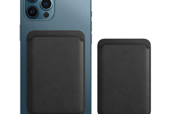 CardGuard360 – Magnetischer Kartenhalter aus Leder für Smartphones